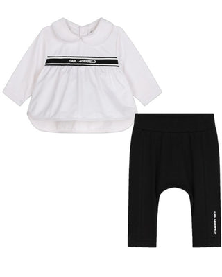 Karl Lagerfeld Completo due pezzi da bambina Z30282