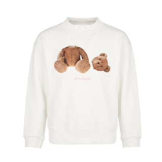 Palm Angels Felpa Avorio Con Teddy F6PAJGSW049/412 Per Bambina