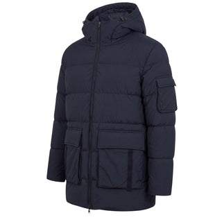 Herno Piumino Blu Navy Con Cappuccio PI001268U-9200 Per Uomo