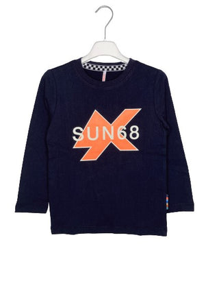 Sun68 T-Shirt mit Logo T42331