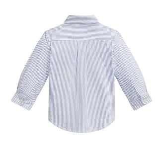 Polo Ralph Lauren Camicia Oxford A Righe In Cotone 320677177001 Per Neonato