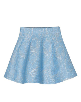 Mimisol Gonna azzurra a campana da bambina MFGO158