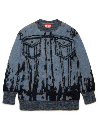 Diesel Maglia girocollo in fantasia J01993-KYAYU