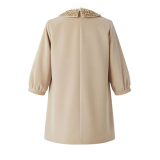 Il Gufo Abito in velluto con colletto A24VL595V0016