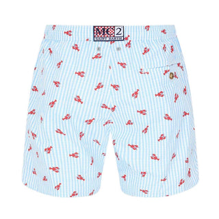Mc2 Saint Barth Costume Lighting A Righe Con Stampa Lobster LIG0016/04138L Per Uomo