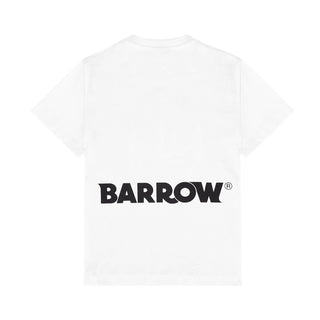 Barrow T-shirt Bianca A Maniche Corte Con Smile S6BKJUTH006-002