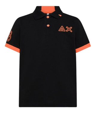 Sun68 Polo A Maniche Corte A35322 Con Logo