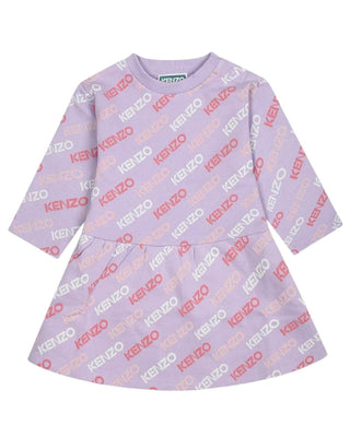 Kenzo Vestina lilla in felpa di cotone K60477