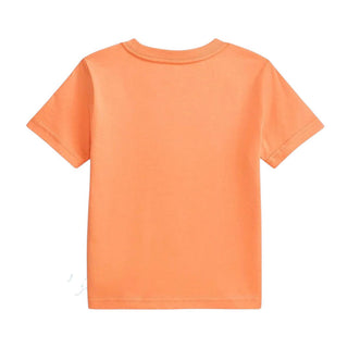 Polo Ralph Lauren T-shirt Arancione Con Polo Bear Per Bambino 322B13589001