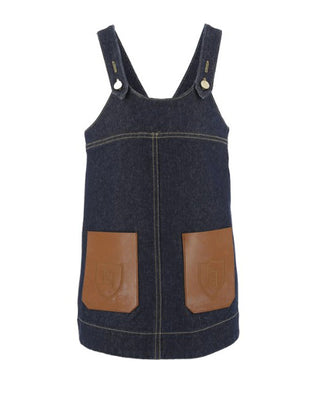 Elisabetta Franchi Salopette in denim da bambina EFAB545.C