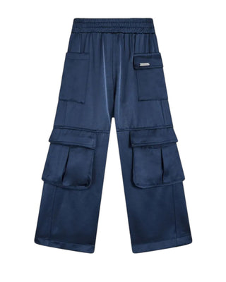 Monnalisa Pantaloni cargo in raso 17D401