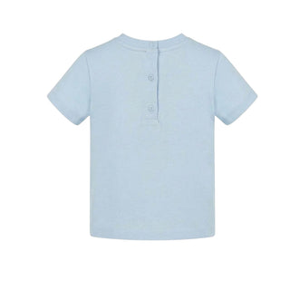 Fendi T-shirt Celeste Con Orsetto BUI120-AY8D-F0EX7 Per Neonato