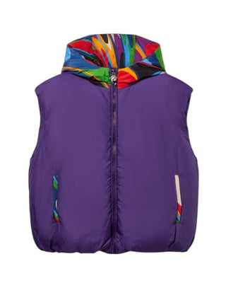 Emilio Pucci Smanicato viola da bambina PV2A12-N0129