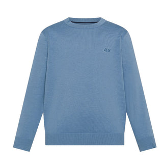 Sun68 Maglia Blu Avio Con Logo Per Bambino K36301/56