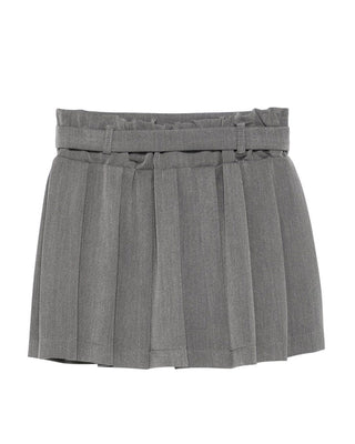 Lù:Lù Gonna a pieghe con cintura LL3252