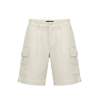 Daniele Alessandrini Bermuda Cargo In Misto Lino Per Bambino 1236S00436BG