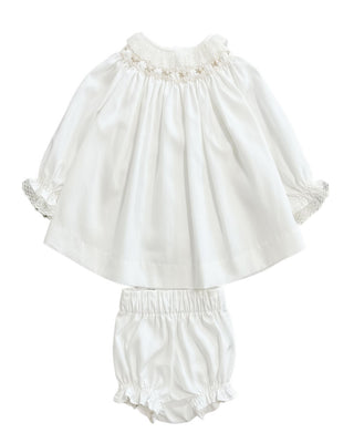 Tartaleta Vestina Cerimonia CON PUNTO A SMOCK B7204