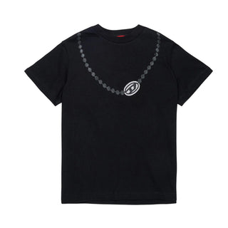 Diesel T-shirt Nera A Maniche Corte J03015-00YI9-K900 Per Bambina