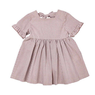 Maperò Vestina In Cotone Con Fantasia Vichy M33233