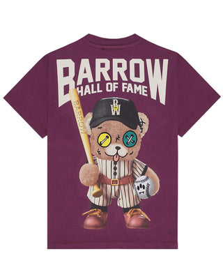 Barrow T-shirt a maniche corte con stampa Bear Baseball F5BKJUTH083