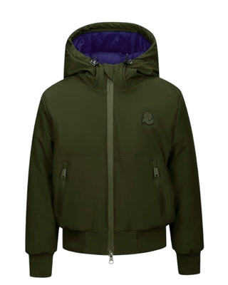 Invicta Giubbino verde con cappuccio in tessuto tecno 4431905