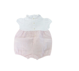 The Owl Romper with ruffles to129m0032 back buttons
