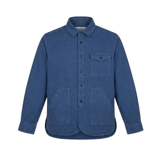 Nine:inthe:morning Camicia Azzurra In Gabardina Per Bambino 9JS26-BOB13