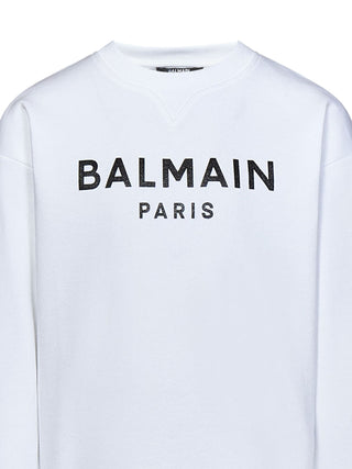 Balmain Sweatshirt mit BS4R20-Logo