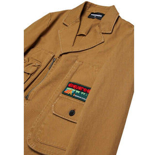 Dsquared2 Giacca Cammello In Twill DQ3236-D0AGJ-DQ730