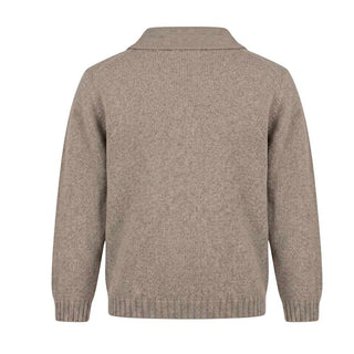 J.o Milano Maglia Polo Beige In Misto Cashmere 2663Z6/1J Per Bambino