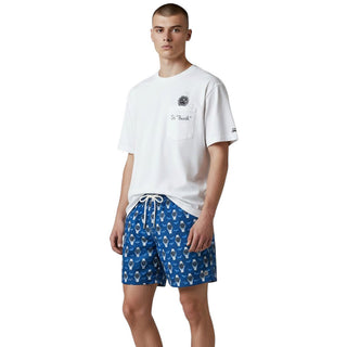 Mc2 Saint Barth T-shirt Austin Con Stampa Orologio AUS0001/04351L Per Uomo