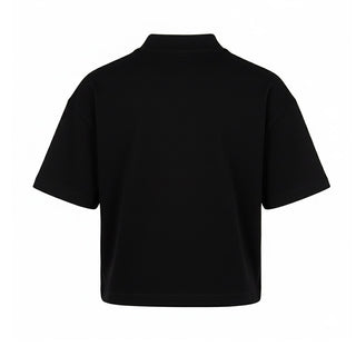Iceberg T-shirt Nera A Maniche Corte Per Bambina TSICE6161B-V3