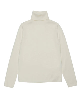 Maison Margiela Maglia Dolcevita in misto lana con logo M60884-MM06Q