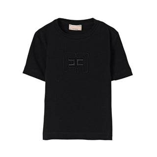 Elisabetta Franchi T-shirt in jersey a maniche corte con logo EGTS101.0