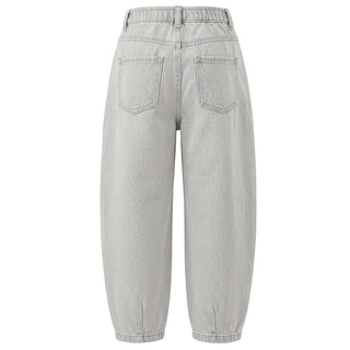 Kocca Jeans Balloon In Denim Grigio A26BPD9446ABUN0000 Per Bambina