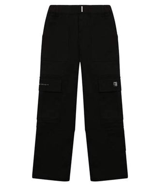 Givenchy Pantaloni cargo in gabardina da bambina H30308