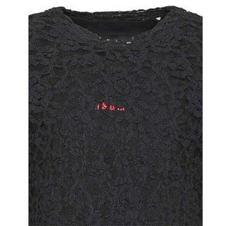 MSGM Completo In Pizzo Nero F6MSJGLG130/110 Per Bambina
