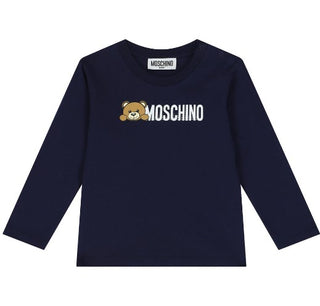 Moschino T-Shirt mit Rundhalsausschnitt und MTO00D-Aufdruck