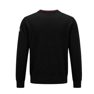 Moncler Maglia Nera In Lana D29549004605 Per Bambino