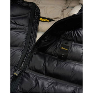 Blauer Giubbino Trapuntato A Righe Nero 26WBLKC02262-999EB Charles Jr Per Bambino
