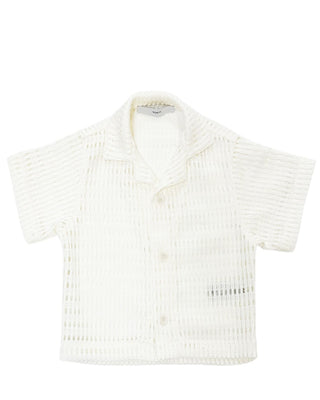 I'm Brian Camicia in tessuto traforato CA3279J