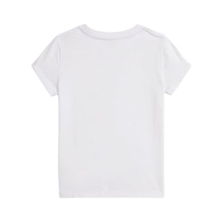 Polo Ralph Lauren T-shirt Bianca Con Polo Bear Per Bambina 312A98403001