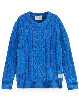 Scotch&Soda Maglia in ciniglia a trecce da bambino 177818