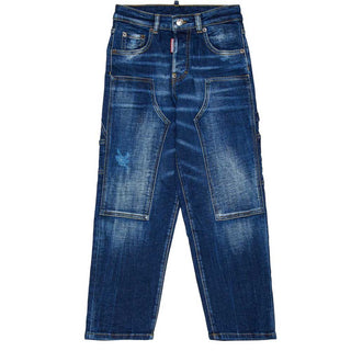Dsquared2 Jeans Loose Fit In Denim Scuro DQ2636-D0AFS-DQ01