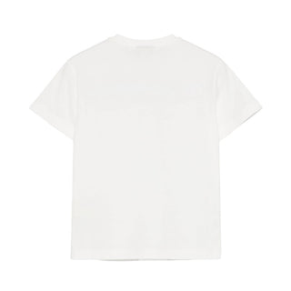 Fendi T-shirt bianca in jersey con logo frontale JUI202/7AJ