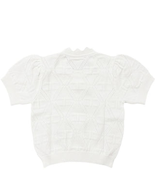 Elisabetta Franchi Maglia Traforata EFMA159.C A Maniche Corte