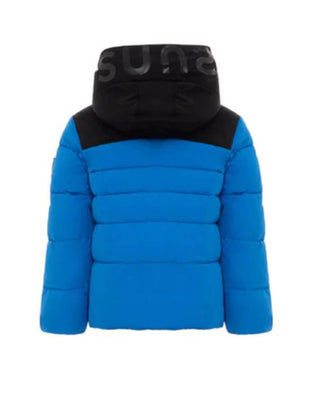 Suns Giubbino trapuntato con cappuccio e logo da neonato GBS3302UB