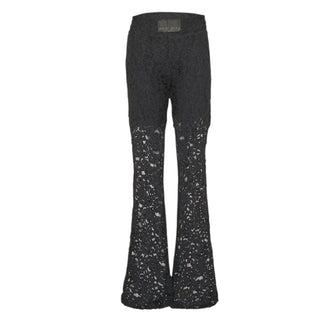 MSGM Completo In Pizzo Nero F6MSJGLG130/110 Per Bambina
