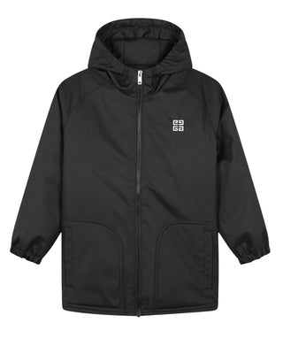 Givenchy Giubbino lungo con cappuccio H30368