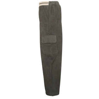 Palm Angels Pantaloni Cargo Grigi F6PAJGPA138/110 Per Bambina